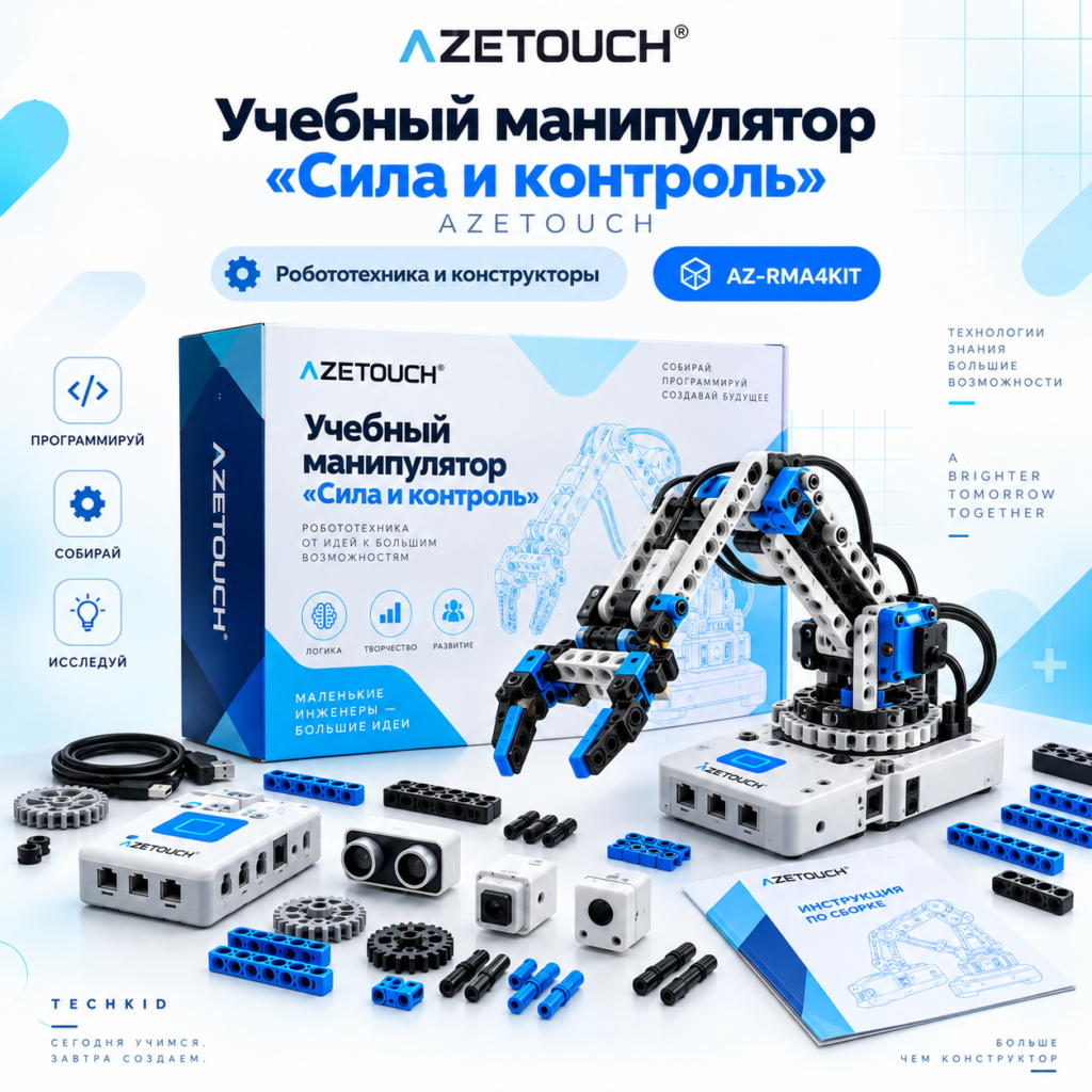Учебный манипулятор Сила и контроль AZETOUCH