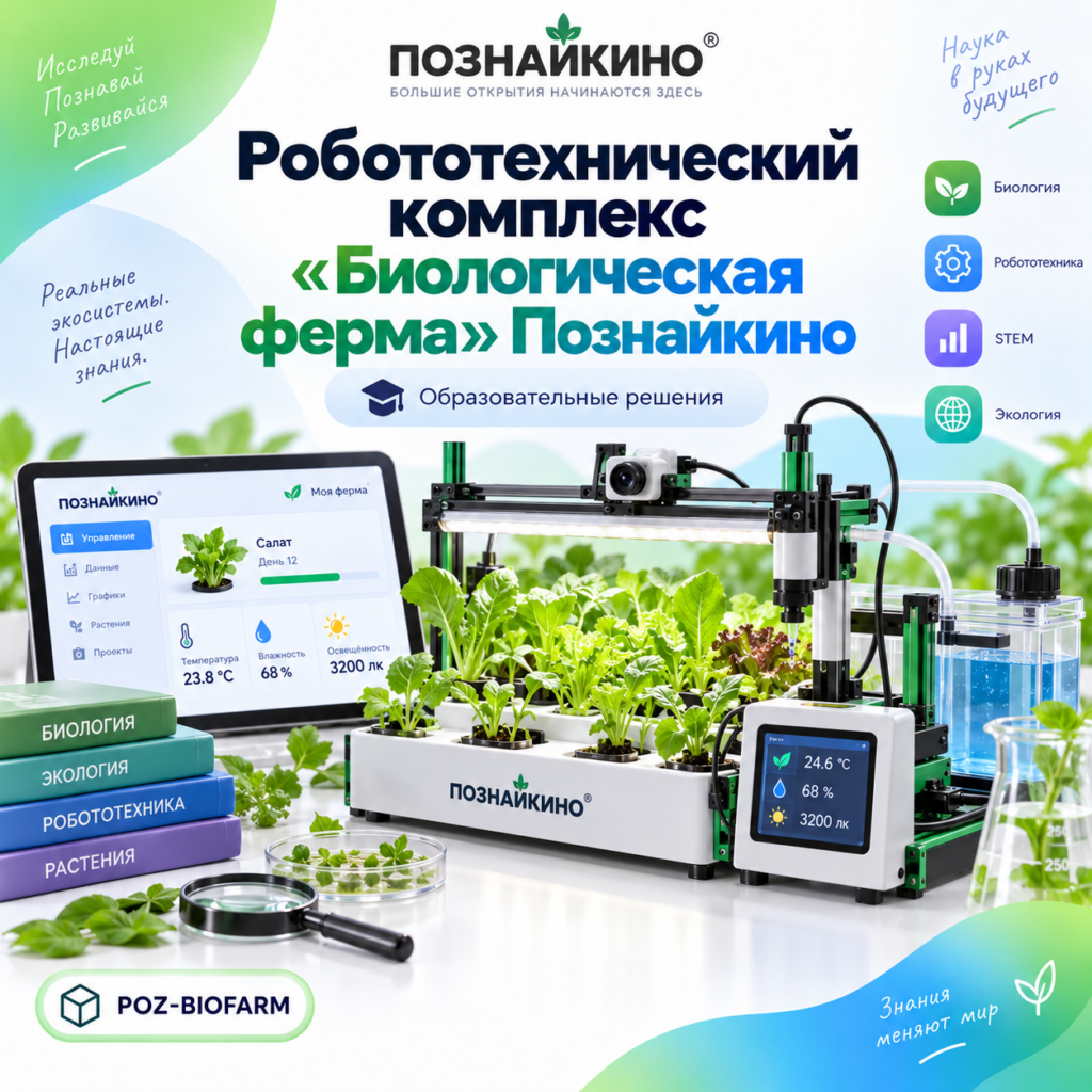 Робототехнический комплекс Биологическая ферма Познайкино