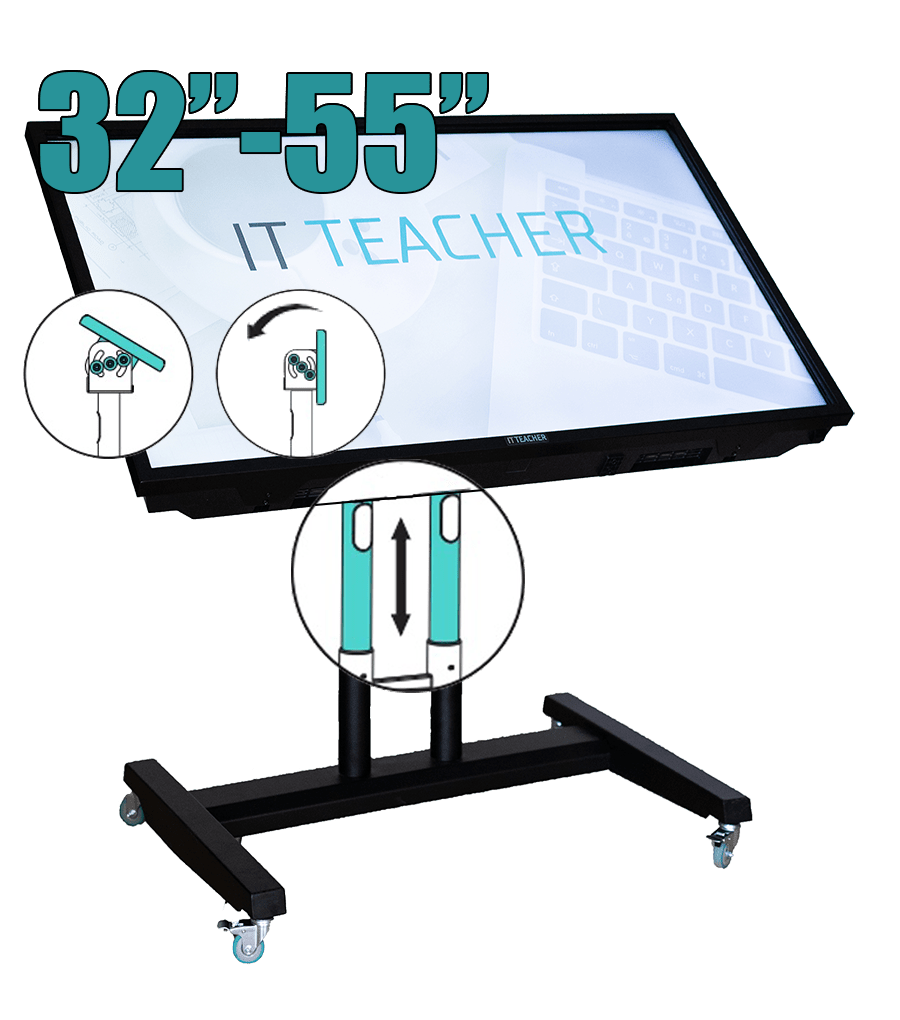 Интерактивный стол ITTeacher на колесиках